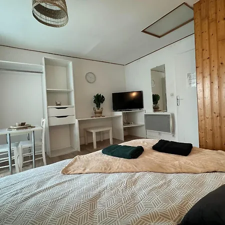 Apartmán Bright And Charming Studio In Bieville-Beuville